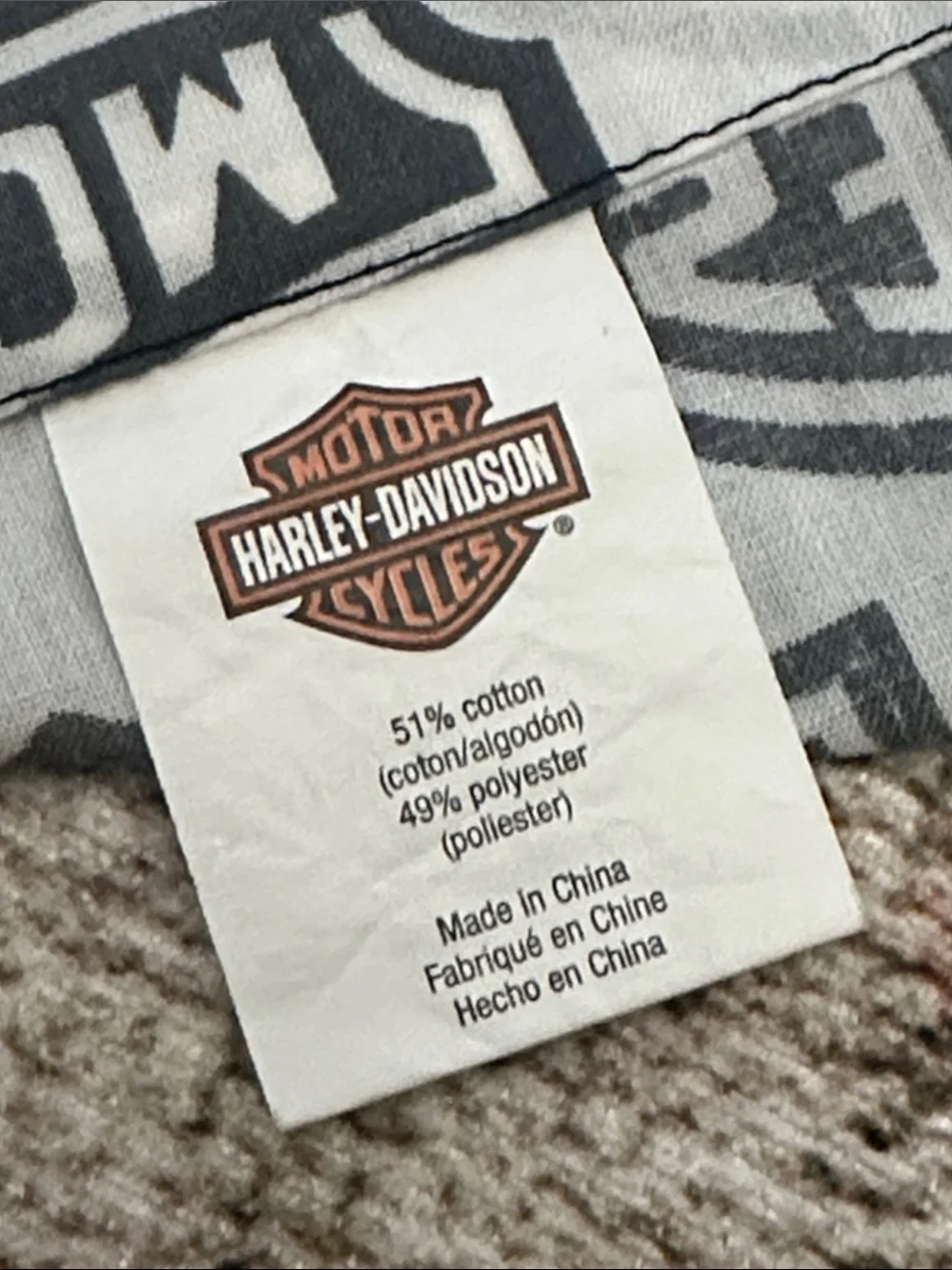 Authentic Harley Davidson 2 Panel Window Curtains